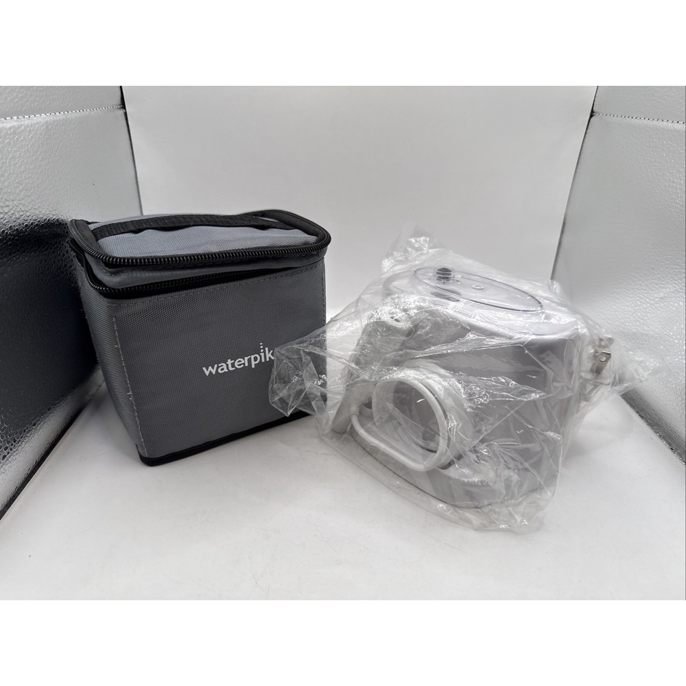 Waterpik WP-310W Water Flosser White New Open Box Travel Case